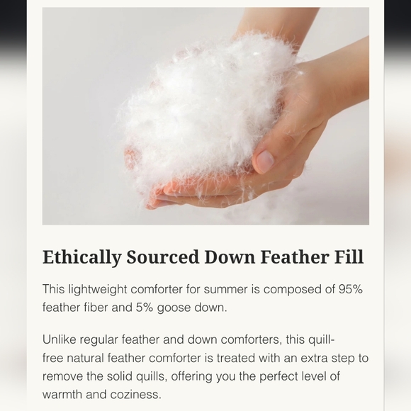 Mustard Brown Pure Down Organic Cotton Eco Earth Down Feather Comforter Kohl's - Picture 7 of 10